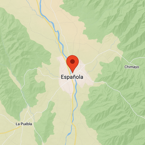 espanola, nm on a map