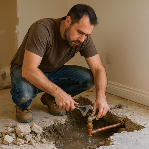 slab leak repair